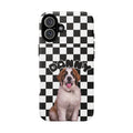 Personalised Pet Portrait Phone Case | Custom Tough Case with Name