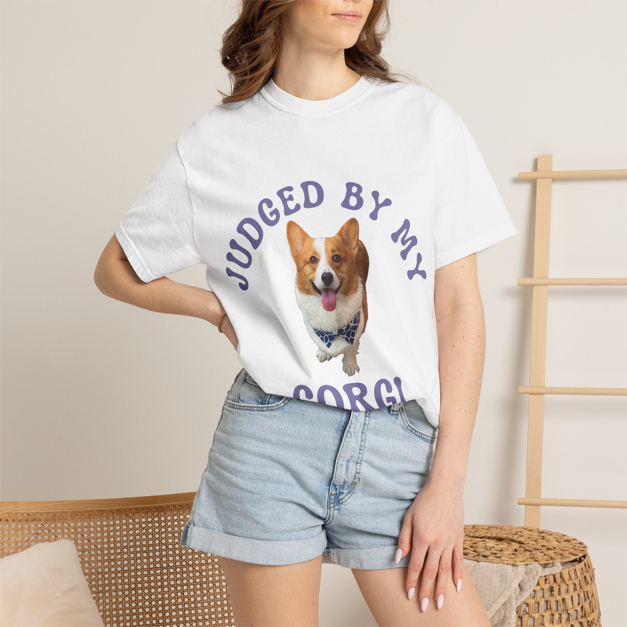 Custom T-Shirt — "Judged By My " Cute Dog Lover Tee