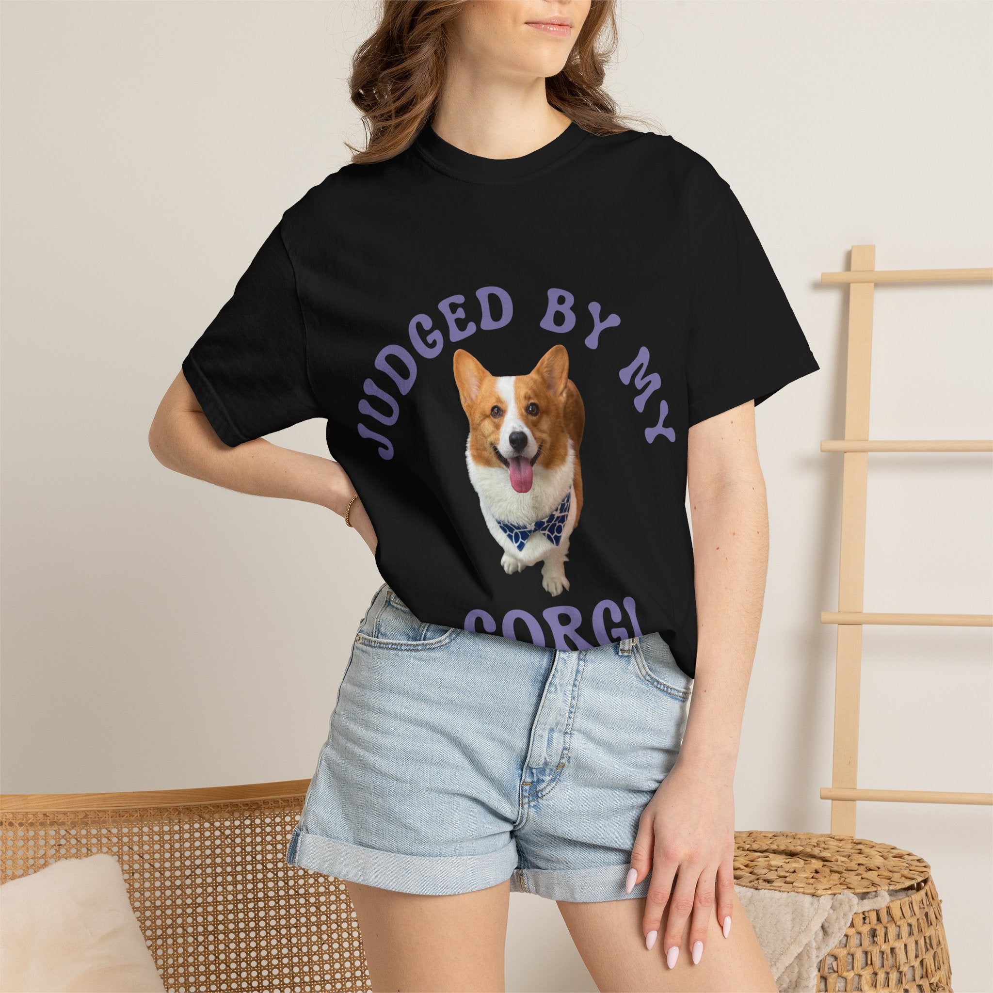 Custom T-Shirt — "Judged By My " Cute Dog Lover Tee