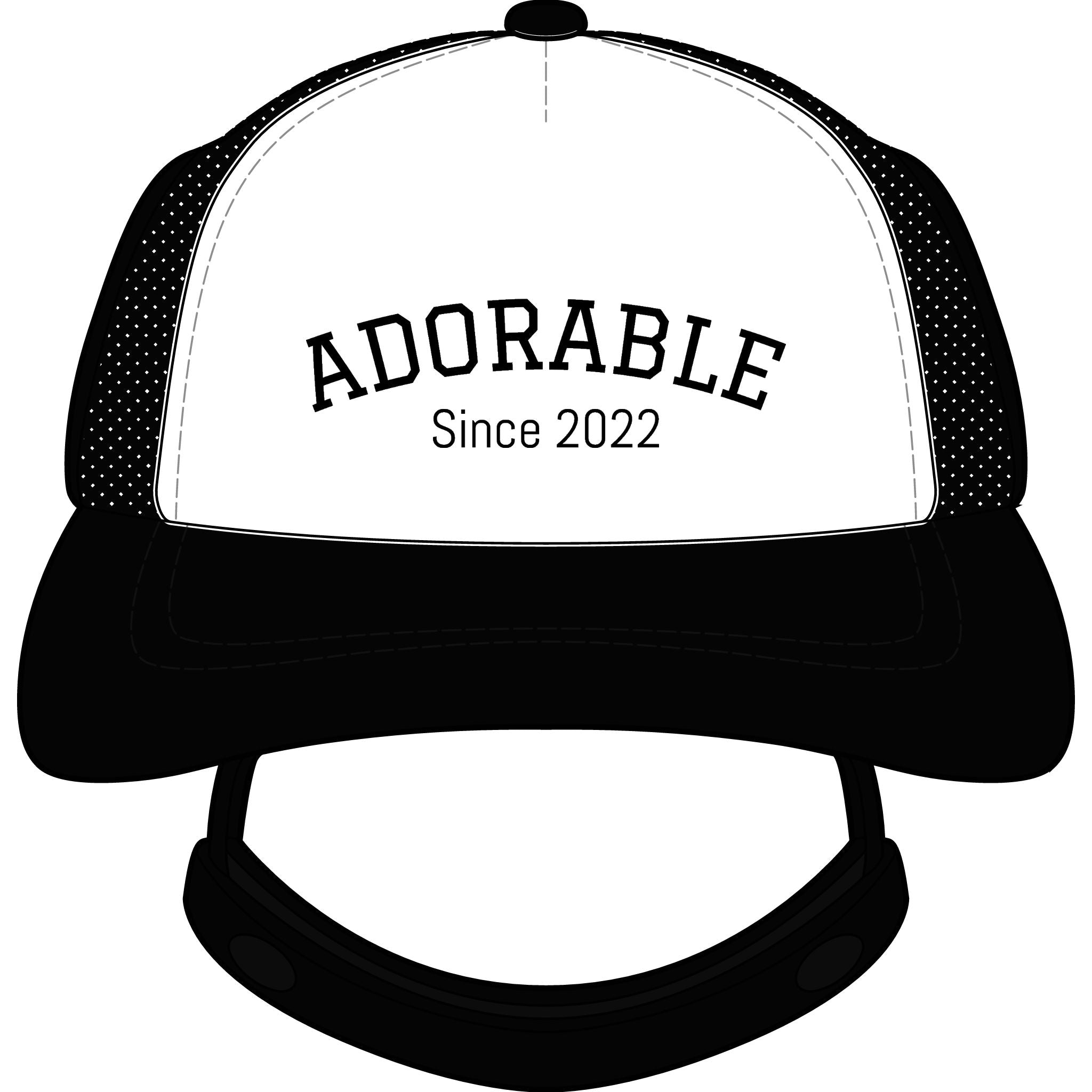Adorable Since 2022 Trucker Hat-Custom Pet Hat