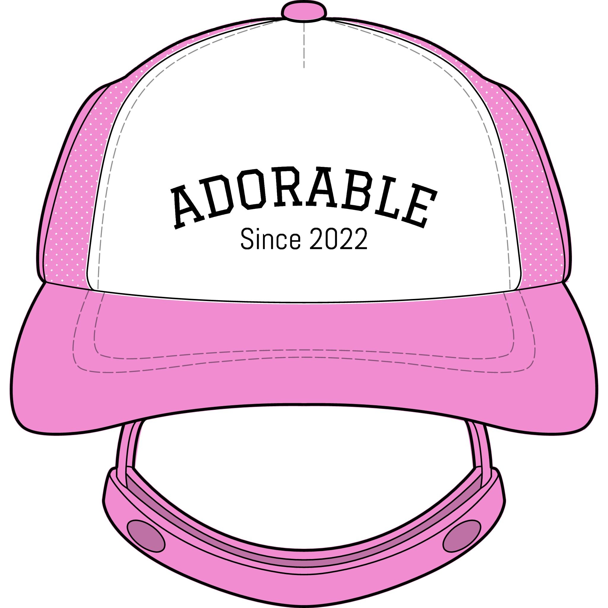 Adorable Since 2022 Trucker Hat-Custom Pet Hat