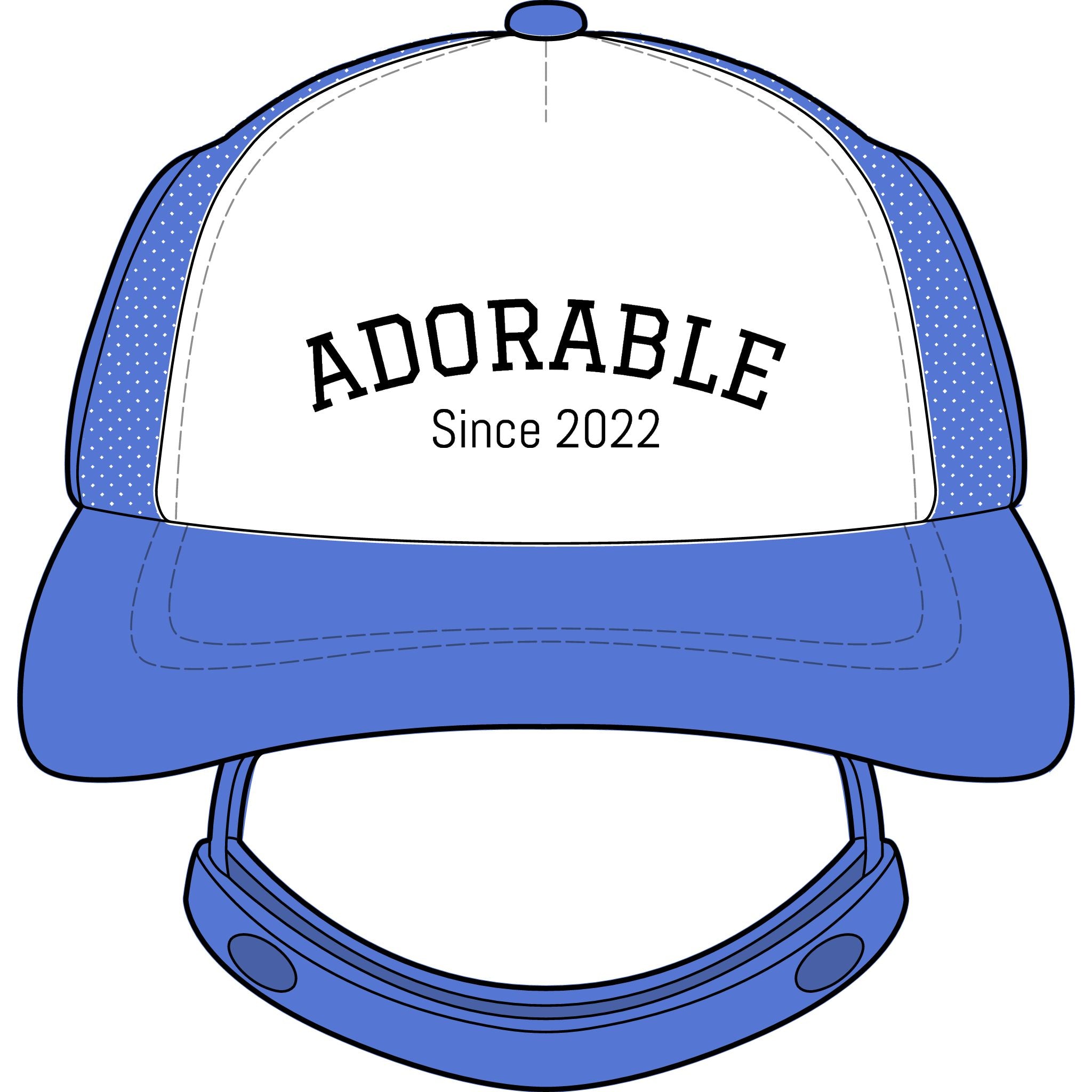 Adorable Since 2022 Trucker Hat-Custom Pet Hat